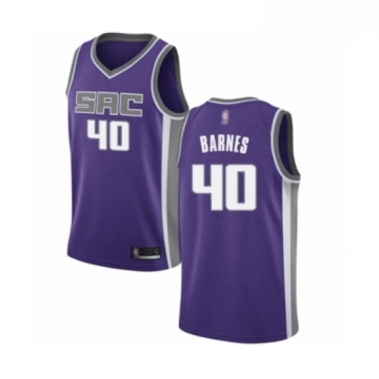 Mens Sacramento Kings 40 Harrison Barnes Authentic Purple Basketball Jersey Icon Edition Mens Sacramento Kings 40 Harrison Barnes Authentic Purple Basketball Jersey Icon Edition