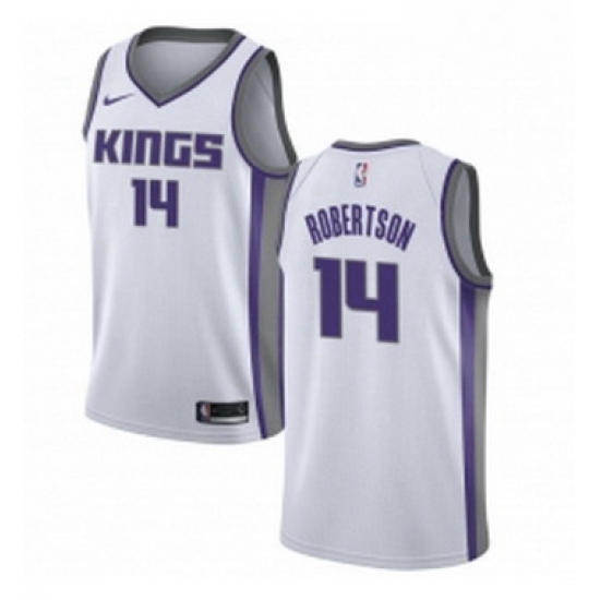 Womens Nike Sacramento Kings 14 Oscar Robertson Swingman White NBA Jersey Association Edition Womens Nike Sacramento Kings 14 Oscar Robertson Swingman White NBA Jersey Association Edition