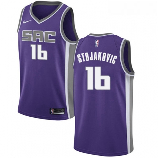 Womens Nike Sacramento Kings 16 Peja Stojakovic Swingman Purple Road NBA Jersey Icon Edition Womens Nike Sacramento Kings 16 Peja Stojakovic Swingman Purple Road NBA Jersey Icon Edition