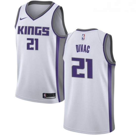 Womens Nike Sacramento Kings 21 Vlade Divac Authentic White NBA Jersey Association Edition Womens Nike Sacramento Kings 21 Vlade Divac Authentic White NBA Jersey Association Edition