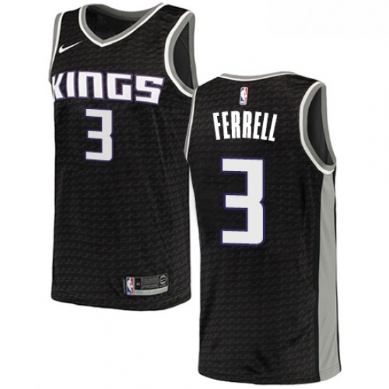 Womens Nike Sacramento Kings 3 Yogi Ferrell Swingman Black NBA Jersey Statement Edition Womens Nike Sacramento Kings 3 Yogi Ferrell Swingman Black NBA Jersey Statement Edition