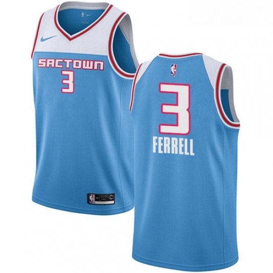 Womens Nike Sacramento Kings 3 Yogi Ferrell Swingman Blue NBA Jersey 2018 19 City Edition Womens Nike Sacramento Kings 3 Yogi Ferrell Swingman Blue NBA Jersey 2018 19 City Edition