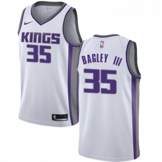 Womens Nike Sacramento Kings 35 Marvin Bagley III Swingman White NBA Jersey Association Edition Womens Nike Sacramento Kings 35 Marvin Bagley III Swingman White NBA Jersey Association Edition