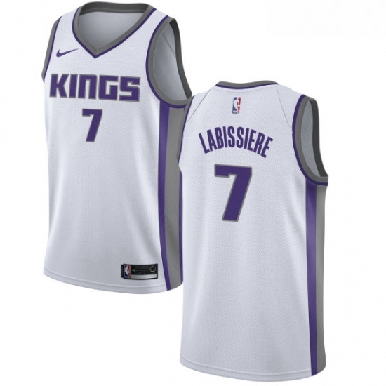 Womens Nike Sacramento Kings 7 Skal Labissiere Swingman White NBA Jersey Association Edition Womens Nike Sacramento Kings 7 Skal Labissiere Swingman White NBA Jersey Association Edition