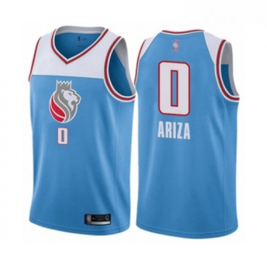 Womens Sacramento Kings 0 Trevor Ariza Swingman Blue Basketball Jersey City Edition Womens Sacramento Kings 0 Trevor Ariza Swingman Blue Basketball Jersey City Edition
