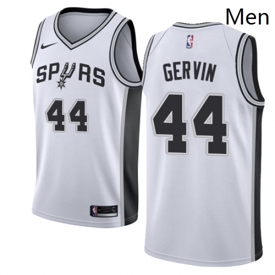Mens Nike San Antonio Spurs 44 George Gervin Authentic White Home NBA Jersey Association Edition Mens Nike San Antonio Spurs 44 George Gervin Authentic White Home NBA Jersey Association Edition