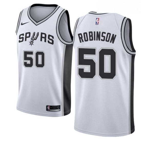 Mens Nike San Antonio Spurs 50 David Robinson Swingman White Home NBA Jersey Association Edition Mens Nike San Antonio Spurs 50 David Robinson Swingman White Home NBA Jersey Association Edition