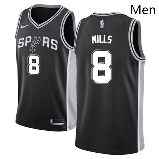 Mens Nike San Antonio Spurs 8 Patty Mills Swingman Black Road NBA Jersey Icon Edition Mens Nike San Antonio Spurs 8 Patty Mills Swingman Black Road NBA Jersey Icon Edition
