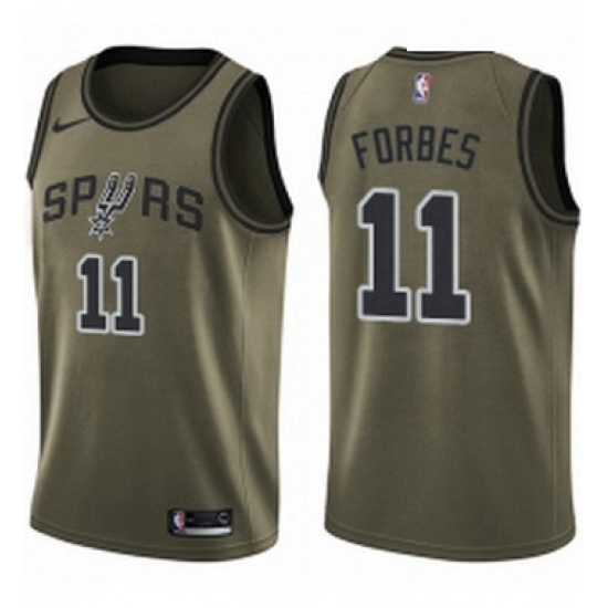 Youth Nike San Antonio Spurs 11 Bryn Forbes Swingman Green Salute to Service NBA Jersey Youth Nike San Antonio Spurs 11 Bryn Forbes Swingman Green Salute to Service NBA Jersey