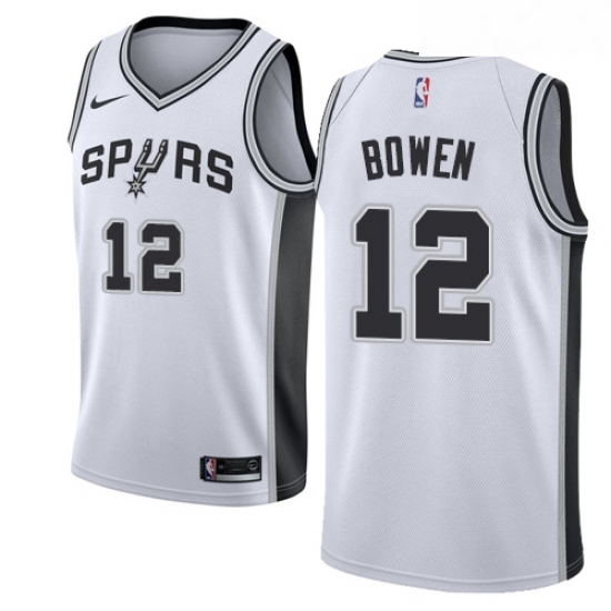 Youth Nike San Antonio Spurs 12 Bruce Bowen Authentic White Home NBA Jersey Association Edition Youth Nike San Antonio Spurs 12 Bruce Bowen Authentic White Home NBA Jersey Association Edition
