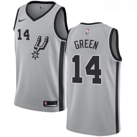 Youth Nike San Antonio Spurs 14 Danny Green Authentic Silver Alternate NBA Jersey Statement Edition Youth Nike San Antonio Spurs 14 Danny Green Authentic Silver Alternate NBA Jersey Statement Edition