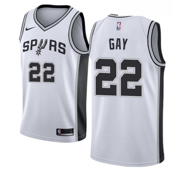 Youth Nike San Antonio Spurs 22 Rudy Gay Swingman White Home NBA Jersey Association Edition Youth Nike San Antonio Spurs 22 Rudy Gay Swingman White Home NBA Jersey Association Edition