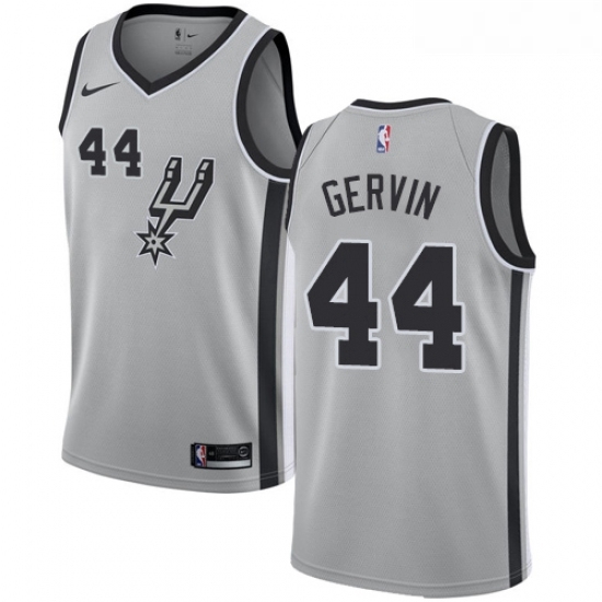Youth Nike San Antonio Spurs 44 George Gervin Swingman Silver Alternate NBA Jersey Statement Edition Youth Nike San Antonio Spurs 44 George Gervin Swingman Silver Alternate NBA Jersey Statement Edition