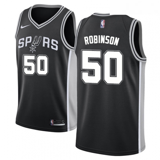 Youth Nike San Antonio Spurs 50 David Robinson Swingman Black Road NBA Jersey Icon Edition Youth Nike San Antonio Spurs 50 David Robinson Swingman Black Road NBA Jersey Icon Edition
