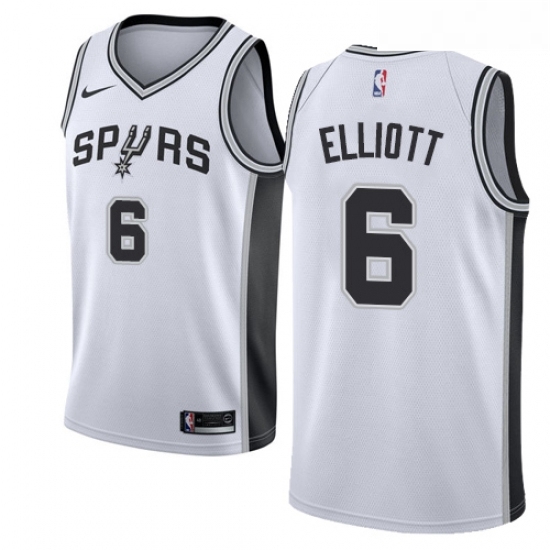Youth Nike San Antonio Spurs 6 Sean Elliott Swingman White Home NBA Jersey Association Edition Youth Nike San Antonio Spurs 6 Sean Elliott Swingman White Home NBA Jersey Association Edition