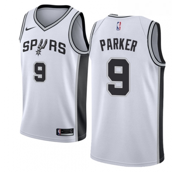 Youth Nike San Antonio Spurs 9 Tony Parker Swingman White Home NBA Jersey Association Edition Youth Nike San Antonio Spurs 9 Tony Parker Swingman White Home NBA Jersey Association Edition