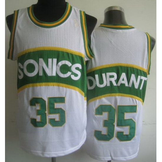 Seattle Supersonic 35 Kevin Durant White Hardwood Classics Revolution 30 NBA Jerseys Seattle Supersonic 35 Kevin Durant White Hardwood Classics Revolution 30 NBA Jerseys