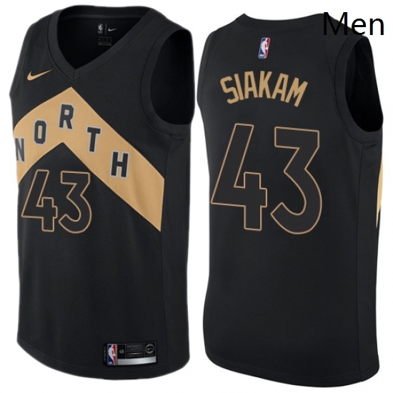 Mens Nike Toronto Raptors 43 Pascal Siakam Swingman Black NBA Jersey City Edition Mens Nike Toronto Raptors 43 Pascal Siakam Swingman Black NBA Jersey City Edition
