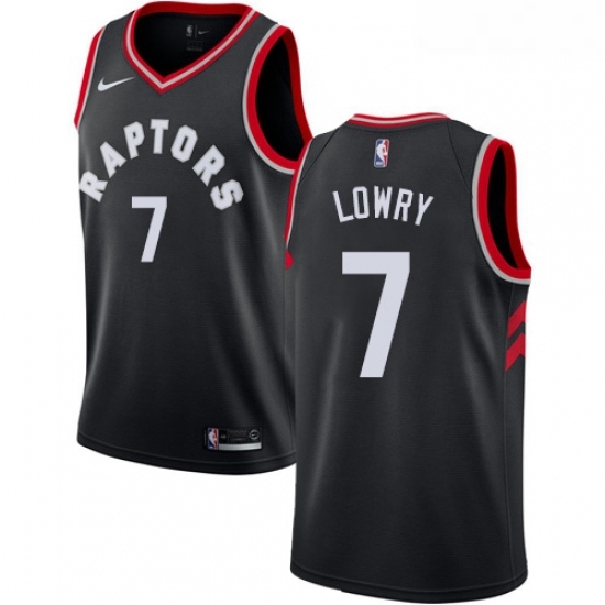 Mens Nike Toronto Raptors 7 Kyle Lowry Swingman Black Alternate NBA Jersey Statement Edition Mens Nike Toronto Raptors 7 Kyle Lowry Swingman Black Alternate NBA Jersey Statement Edition