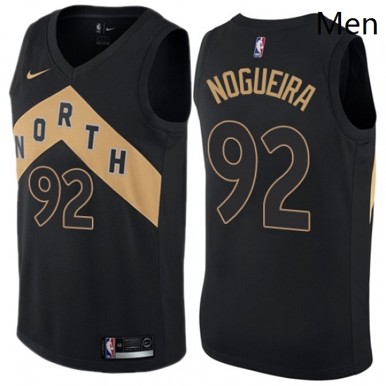 Mens Nike Toronto Raptors 92 Lucas Nogueira Authentic Black NBA Jersey City Edition Mens Nike Toronto Raptors 92 Lucas Nogueira Authentic Black NBA Jersey City Edition