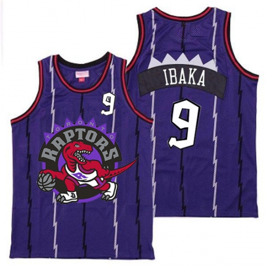 Raptors 9 Serge Ibaka Purple Big Logo Retro Jersey 9 Raptors 9 Serge Ibaka Purple Big Logo Retro Jersey 9