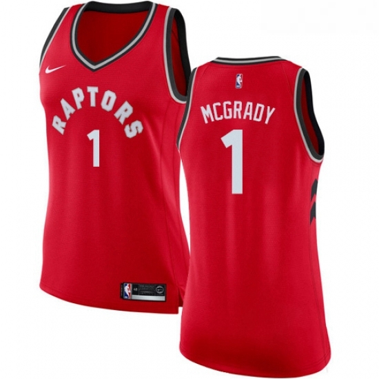 Womens Nike Toronto Raptors 1 Tracy Mcgrady Swingman Red Road NBA Jersey Icon Edition Womens Nike Toronto Raptors 1 Tracy Mcgrady Swingman Red Road NBA Jersey Icon Edition