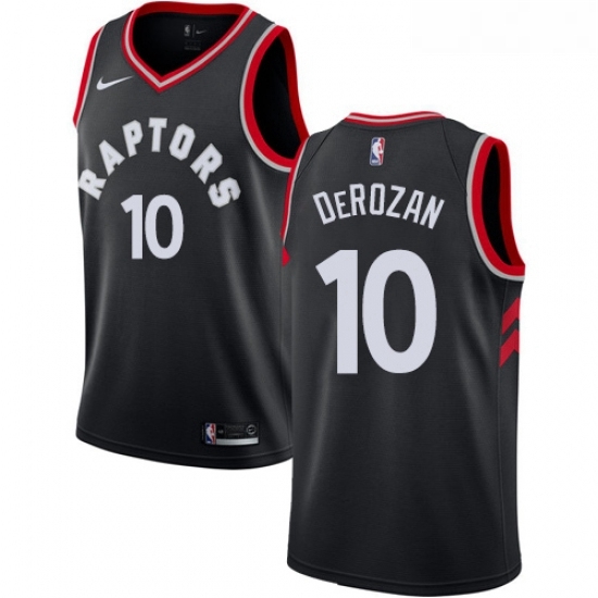 Womens Nike Toronto Raptors 10 DeMar DeRozan Authentic Black Alternate NBA Jersey Statement Edition Womens Nike Toronto Raptors 10 DeMar DeRozan Authentic Black Alternate NBA Jersey Statement Edition