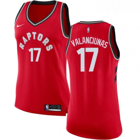 Womens Nike Toronto Raptors 17 Jonas Valanciunas Authentic Red Road NBA Jersey Icon Edition Womens Nike Toronto Raptors 17 Jonas Valanciunas Authentic Red Road NBA Jersey Icon Edition
