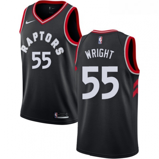 Womens Nike Toronto Raptors 55 Delon Wright Swingman Black Alternate NBA Jersey Statement Edition Womens Nike Toronto Raptors 55 Delon Wright Swingman Black Alternate NBA Jersey Statement Edition