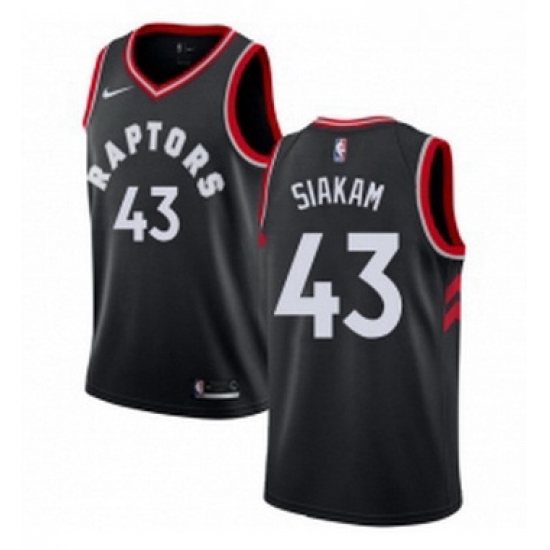 Youth Nike Toronto Raptors 43 Pascal Siakam Swingman Black Alternate NBA Jersey Statement Edition Youth Nike Toronto Raptors 43 Pascal Siakam Swingman Black Alternate NBA Jersey Statement Edition