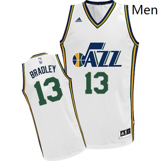 Mens Adidas Utah Jazz 13 Tony Bradley Swingman White Home NBA Jersey Mens Adidas Utah Jazz 13 Tony Bradley Swingman White Home NBA Jersey