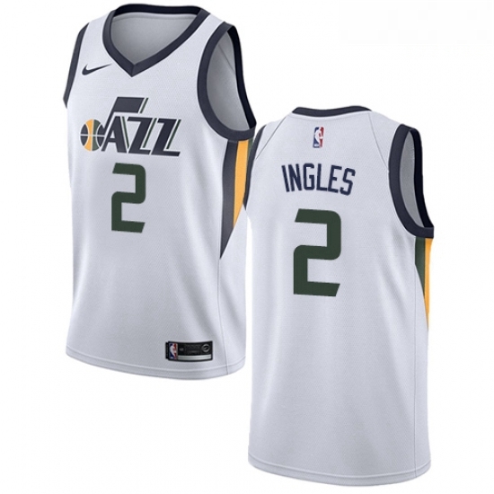 Mens Nike Utah Jazz 2 Joe Ingles White NBA Swingman Association Edition Jersey Mens Nike Utah Jazz 2 Joe Ingles White NBA Swingman Association Edition Jersey