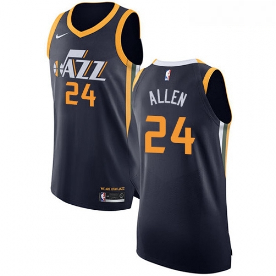 Mens Nike Utah Jazz 24 Grayson Allen Authentic Navy Blue NBA Jersey Icon Edition Mens Nike Utah Jazz 24 Grayson Allen Authentic Navy Blue NBA Jersey Icon Edition