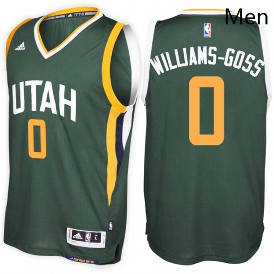 Utah Jazz 0 Nigel Williams Goss Alternate Green New Swingman Stitched NBA Jersey Utah Jazz 0 Nigel Williams Goss Alternate Green New Swingman Stitched NBA Jersey