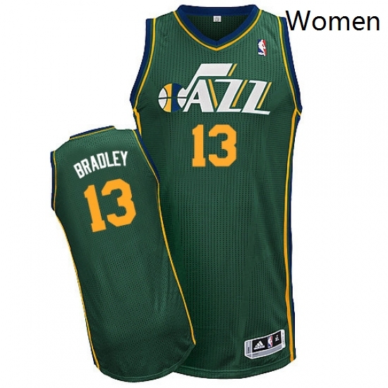 Womens Adidas Utah Jazz 13 Tony Bradley Authentic Green Alternate NBA Jersey Womens Adidas Utah Jazz 13 Tony Bradley Authentic Green Alternate NBA Jersey