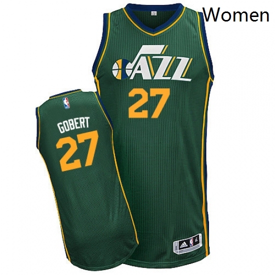 Womens Adidas Utah Jazz 27 Rudy Gobert Authentic Green Alternate NBA Jersey Womens Adidas Utah Jazz 27 Rudy Gobert Authentic Green Alternate NBA Jersey