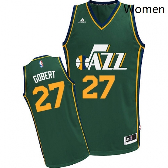 Womens Adidas Utah Jazz 27 Rudy Gobert Swingman Green Alternate NBA Jersey Womens Adidas Utah Jazz 27 Rudy Gobert Swingman Green Alternate NBA Jersey