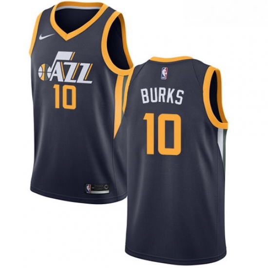 Womens Nike Utah Jazz 10 Alec Burks Swingman Navy Blue Road NBA Jersey Icon Edition Womens Nike Utah Jazz 10 Alec Burks Swingman Navy Blue Road NBA Jersey Icon Edition
