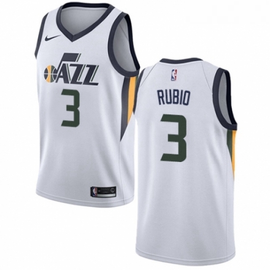 Womens Nike Utah Jazz 3 Ricky Rubio Swingman NBA Jersey Association Edition Womens Nike Utah Jazz 3 Ricky Rubio Swingman NBA Jersey Association Edition