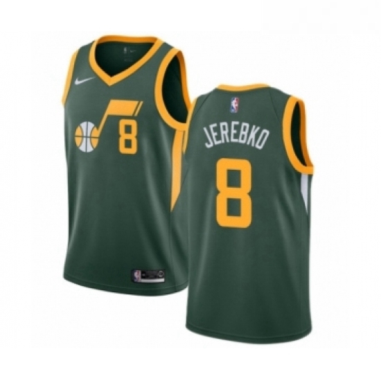 Womens Nike Utah Jazz 8 Jonas Jerebko Green Swingman Jersey Earned Edition Womens Nike Utah Jazz 8 Jonas Jerebko Green Swingman Jersey Earned Edition