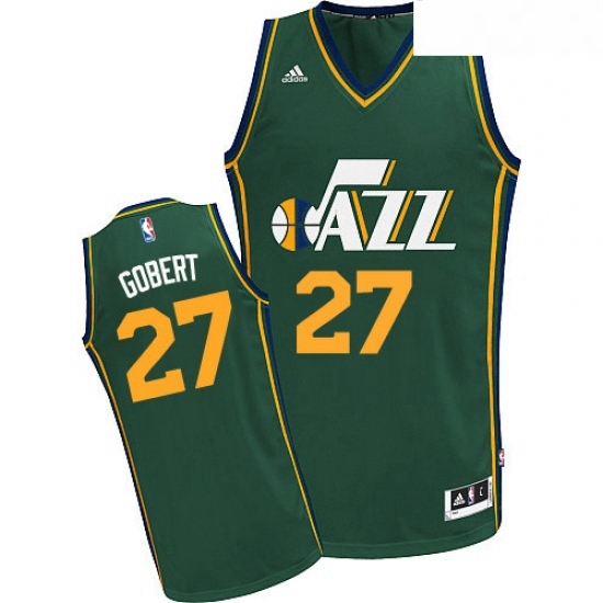 Youth Adidas Utah Jazz 27 Rudy Gobert Swingman Green Alternate NBA Jersey Youth Adidas Utah Jazz 27 Rudy Gobert Swingman Green Alternate NBA Jersey