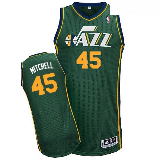 Youth Adidas Utah Jazz 45 Donovan Mitchell Authentic Green Alternate NBA Jersey Youth Adidas Utah Jazz 45 Donovan Mitchell Authentic Green Alternate NBA Jersey