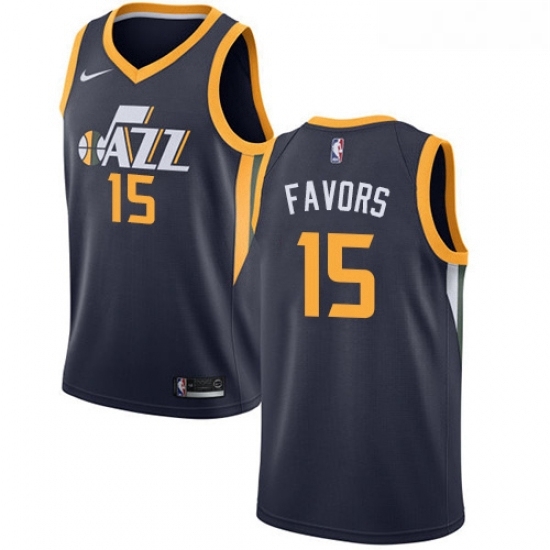 Youth Nike Utah Jazz 15 Derrick Favors Swingman Navy Blue Road NBA Jersey Icon Edition Youth Nike Utah Jazz 15 Derrick Favors Swingman Navy Blue Road NBA Jersey Icon Edition