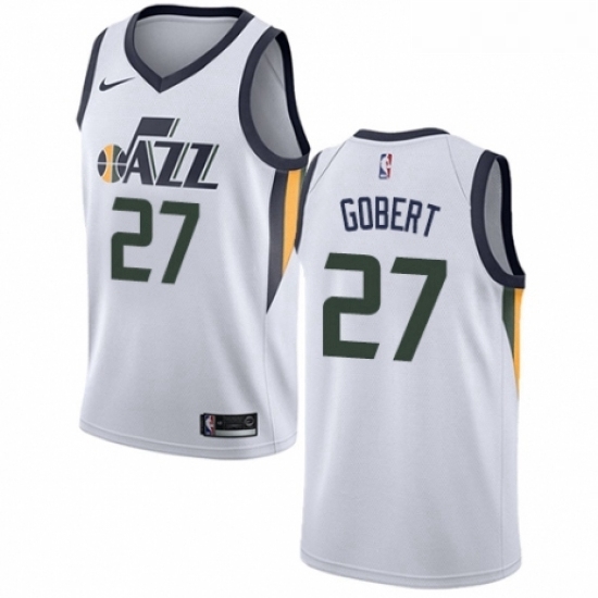 Youth Nike Utah Jazz 27 Rudy Gobert Authentic NBA Jersey Association Edition Youth Nike Utah Jazz 27 Rudy Gobert Authentic NBA Jersey Association Edition