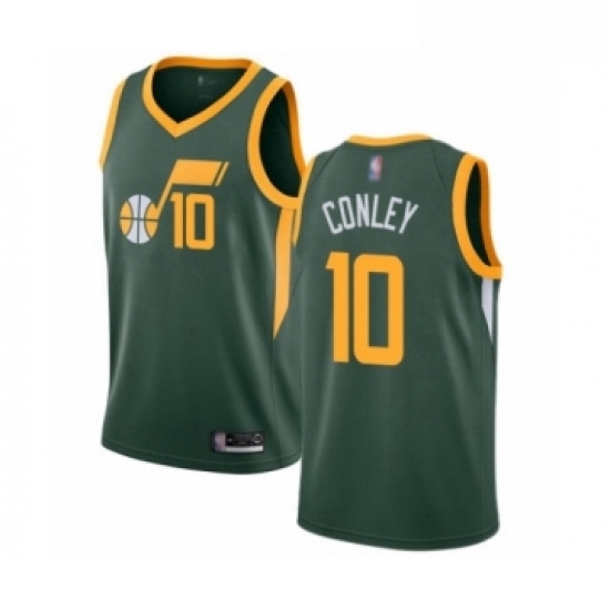 Youth Utah Jazz 10 Mike Conley Green Swingman Jersey Earned Edition Youth Utah Jazz 10 Mike Conley Green Swingman Jersey Earned Edition