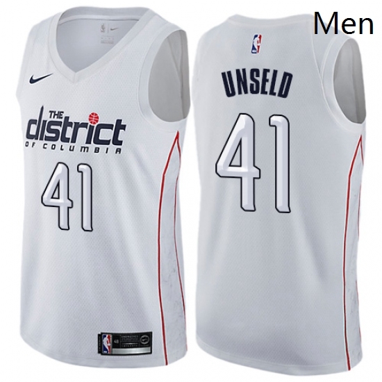 Mens Nike Washington Wizards 41 Wes Unseld Swingman White NBA Jersey City Edition Mens Nike Washington Wizards 41 Wes Unseld Swingman White NBA Jersey City Edition
