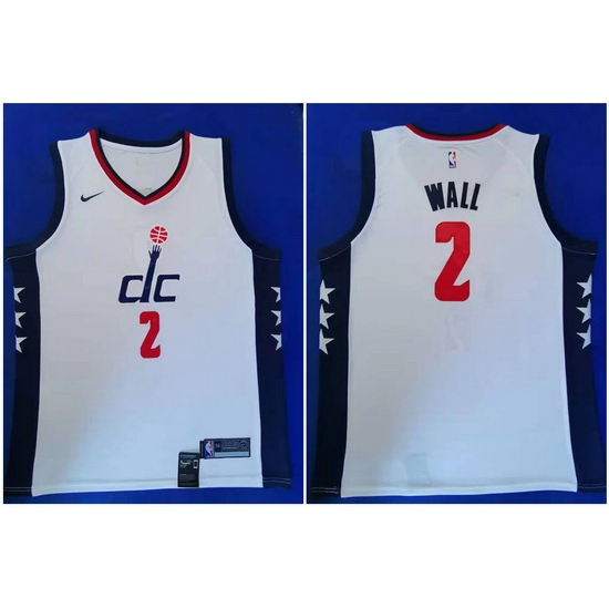 Wizards 2 John Wall White 2019 20 City Edition Nike Swingman Jersey Wizards 2 John Wall White 2019 20 City Edition Nike Swingman Jersey