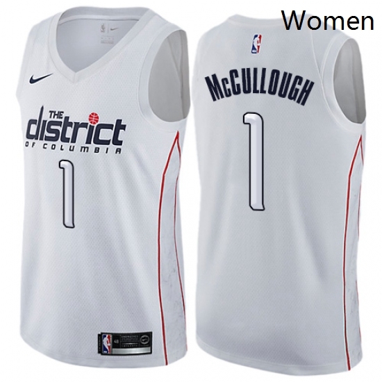 Womens Nike Washington Wizards 1 Chris McCullough Swingman White NBA Jersey City Edition Womens Nike Washington Wizards 1 Chris McCullough Swingman White NBA Jersey City Edition