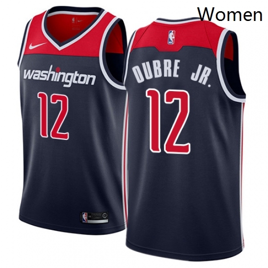 Womens Nike Washington Wizards 12 Kelly Oubre Jr Authentic Navy Blue NBA Jersey Statement Edition Womens Nike Washington Wizards 12 Kelly Oubre Jr Authentic Navy Blue NBA Jersey Statement Edition
