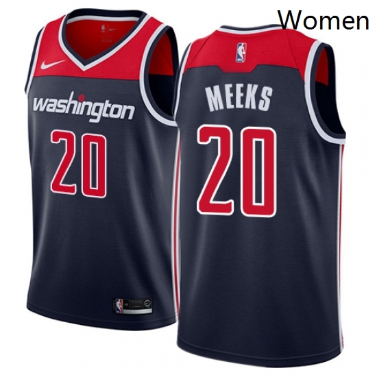 Womens Nike Washington Wizards 20 Jodie Meeks Authentic Navy Blue NBA Jersey Statement Edition Womens Nike Washington Wizards 20 Jodie Meeks Authentic Navy Blue NBA Jersey Statement Edition